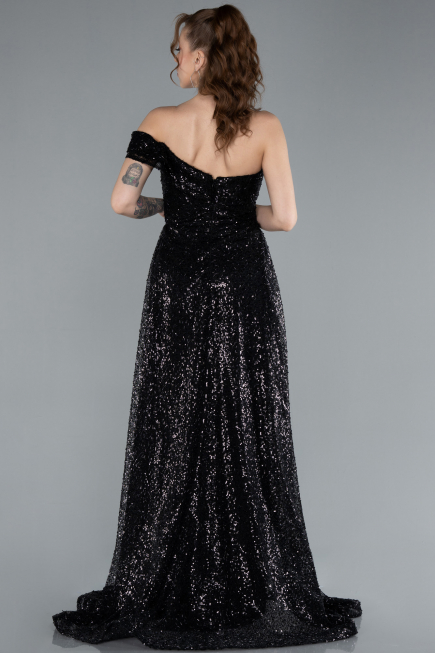 Robe de Soirée Longue Noir ABU4691