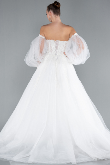 Robes de Mariage Longue Blanc ABG111