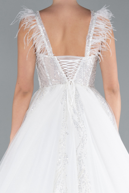 Robes de Mariage Longue Blanc ABG110
