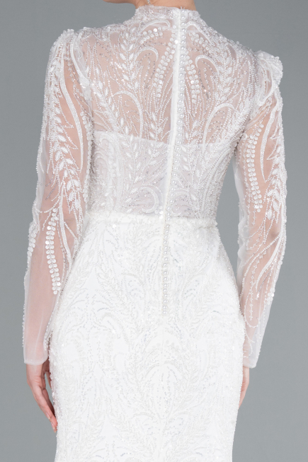 Robes de Mariage Longue Blanc ABG105