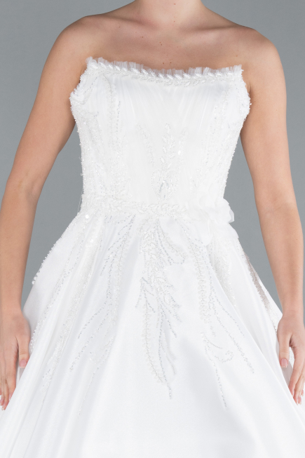 Robes de Mariage Longue Blanc ABG093