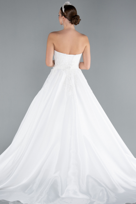 Robes de Mariage Longue Blanc ABG093