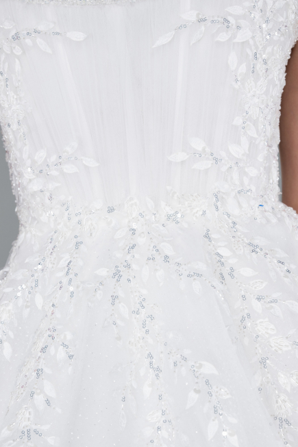 Robes de Mariage Longue Blanc ABG121