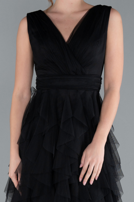 Robe de Soirée Longue Noir ABU4723