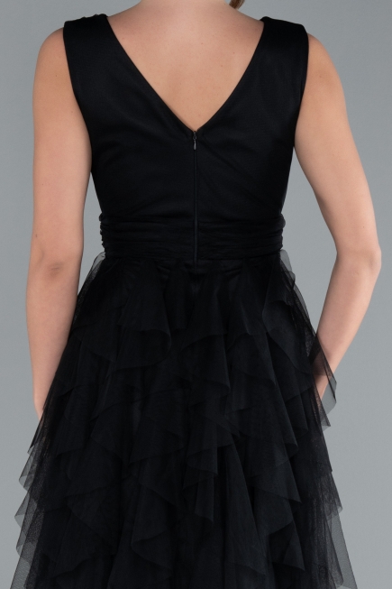 Robe de Soirée Longue Noir ABU4723