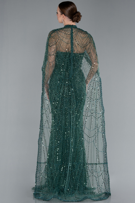 Robe De Soirée Longue Émeraude ABU4517