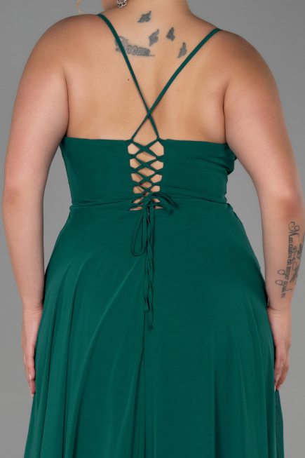 Robe de Soirée Grande Taille Longue Émeraude ABU1324