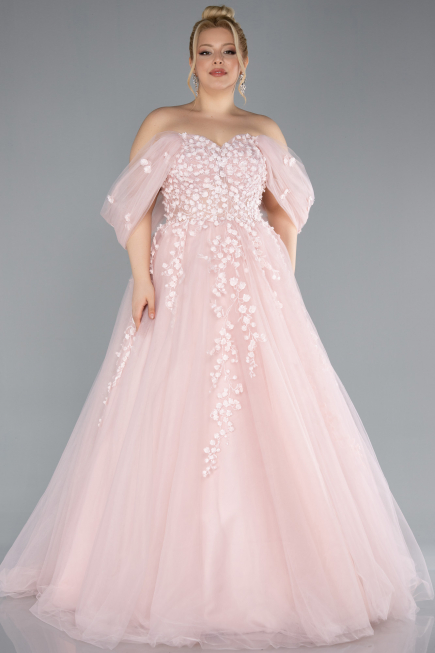 Robes De Soirée Grande Taille Longue Poudre ABU3623