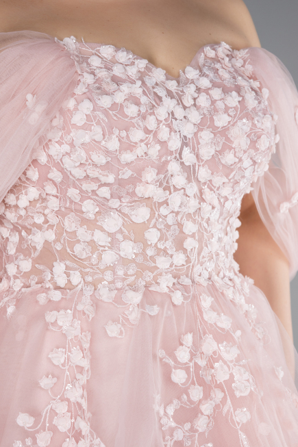 Robes De Soirée Grande Taille Longue Poudre ABU3623