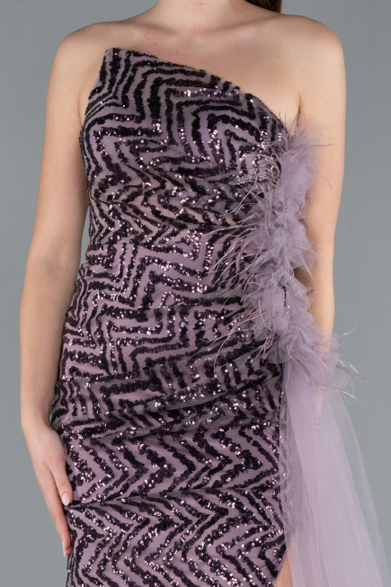 Robe de Soirée Longue Lavande ABU4772
