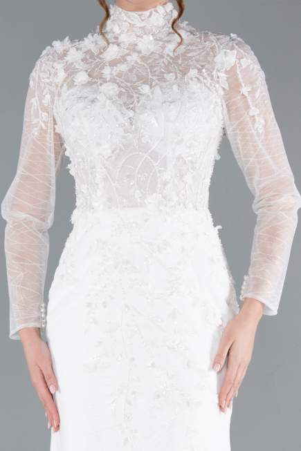 Robes de Mariage Longue Blanc ABG115