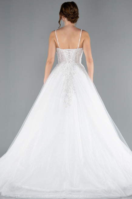 Robes de Mariage Longue Blanc ABG106