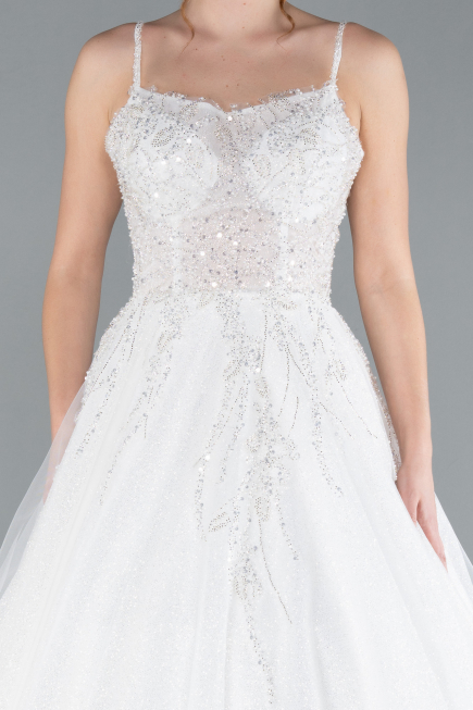 Robes de Mariage Longue Blanc ABG106