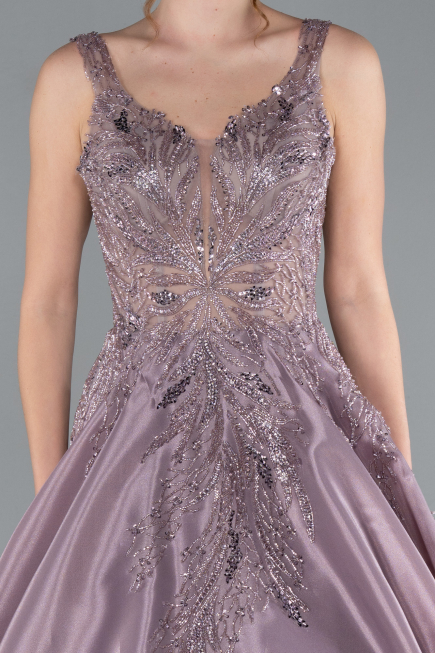 Robe Haute Couture Longue Lavande ABU4551