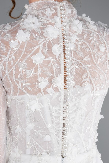Robes de Mariage Longue Blanc ABG115