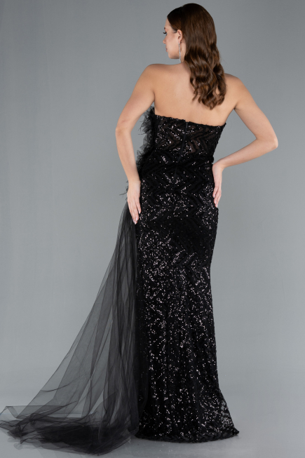Robe de Soirée Longue Noir ABU4772