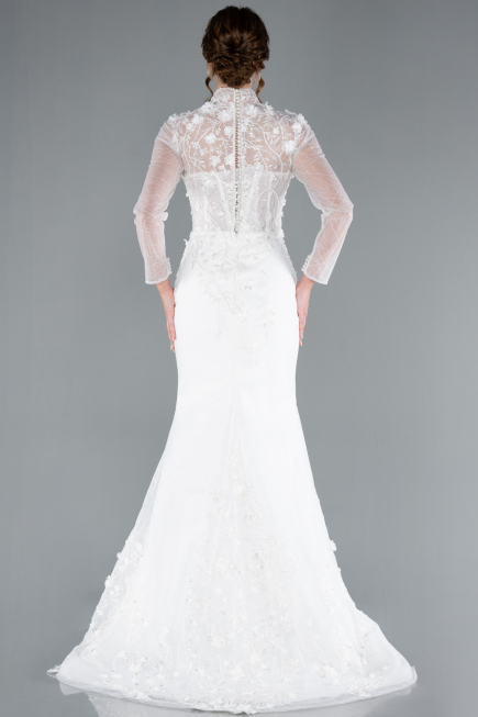 Robes de Mariage Longue Blanc ABG115