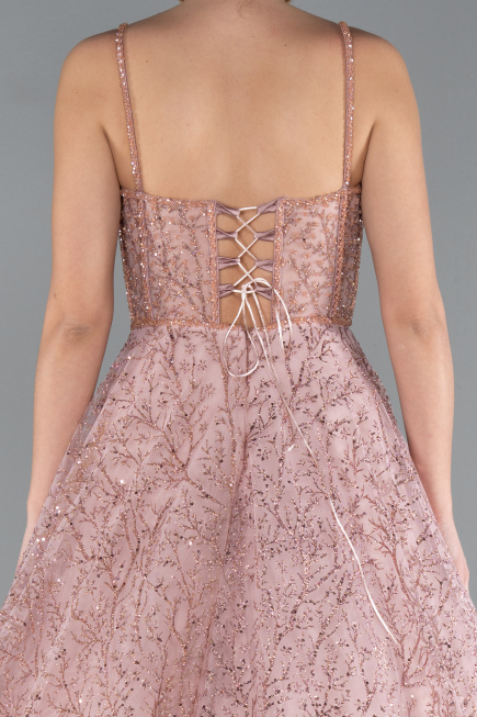 Robe De Soirée Longue Poudre ABU3839