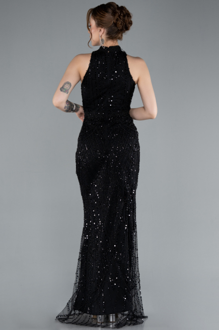 Robe de Soirée Longue Noir ABU4791