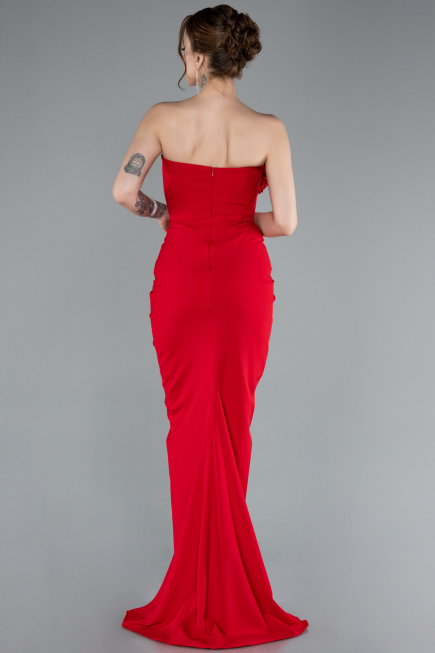 Robe de Soirée Longue Rouge ABU4800