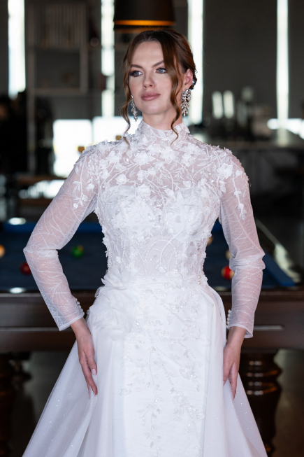 Robes de Mariage Longue Blanc ABG115
