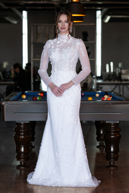 Robes de Mariage Longue Blanc ABG115