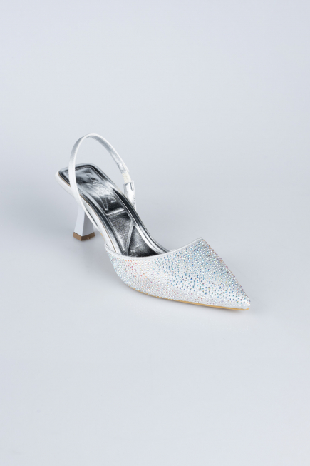 Stiletto Pierreux Argent AB1127