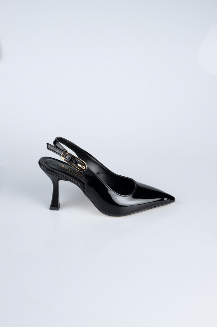 Chaussure de soirée Cuir Verni Noir ABR1130