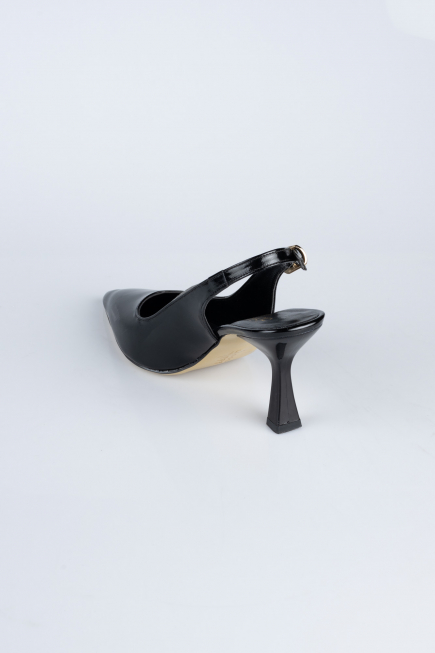 Chaussure de soirée Cuir Verni Noir ABR1130