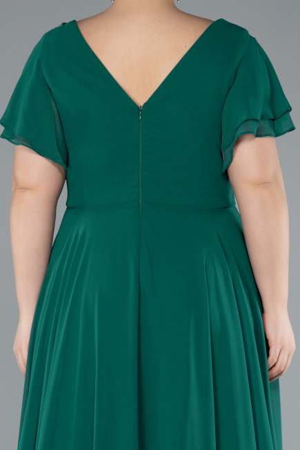 Robe de Soirée Grande Taille Longue Émeraude ABU1562