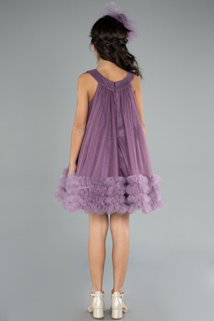 Robe de Soirée Enfants Midi Lavande ABK2297