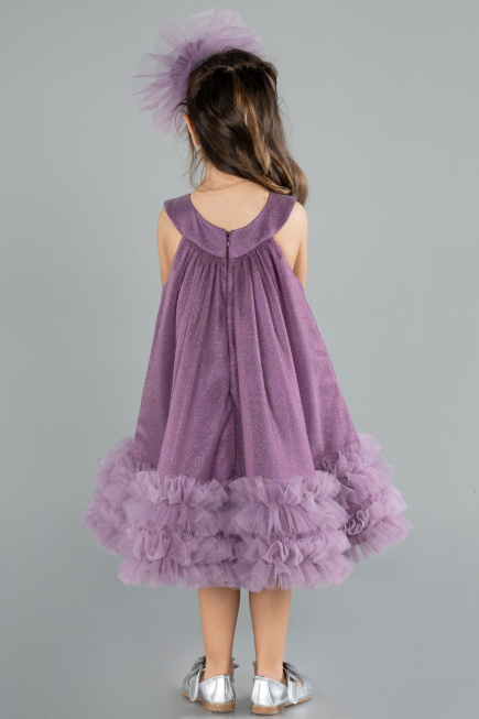 Robe de Soirée Enfants Midi Lavande ABK2297