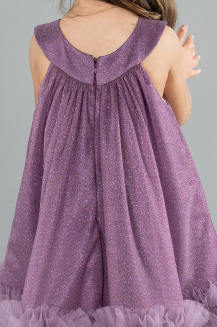 Robe de Soirée Enfants Midi Lavande ABK2297