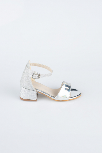 Chaussure D’Enfant Avec Mirroir Argent SE768