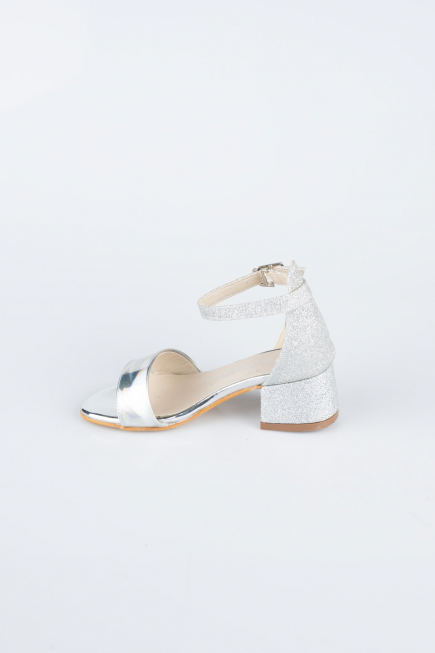 Chaussure D’Enfant Avec Mirroir Argent SE768