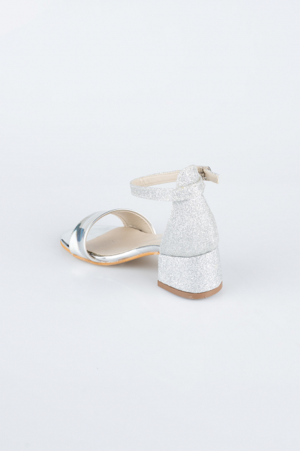 Chaussure D’Enfant Avec Mirroir Argent SE768