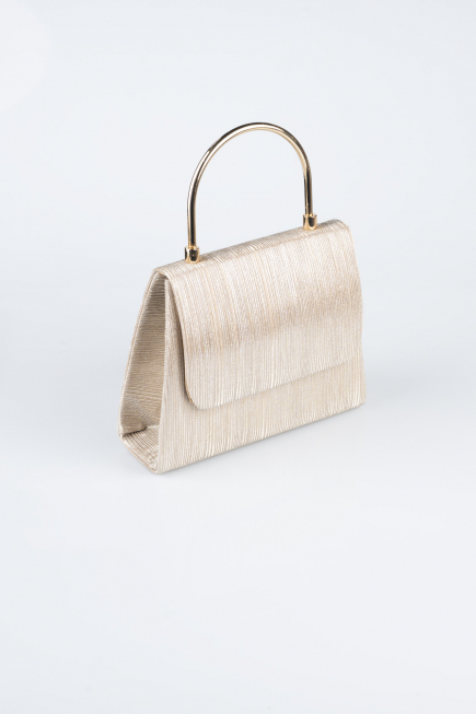Sac de Soirée Coupe Au Laser Or SH842