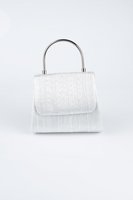 Sac de Soirée Coupe Au Laser Argent SH842