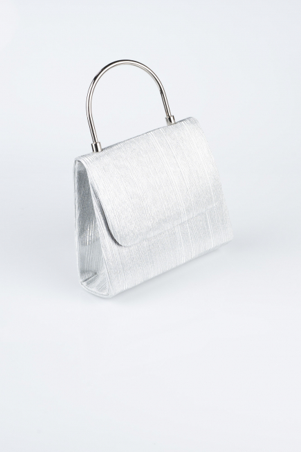 Sac de Soirée Coupe Au Laser Argent SH842