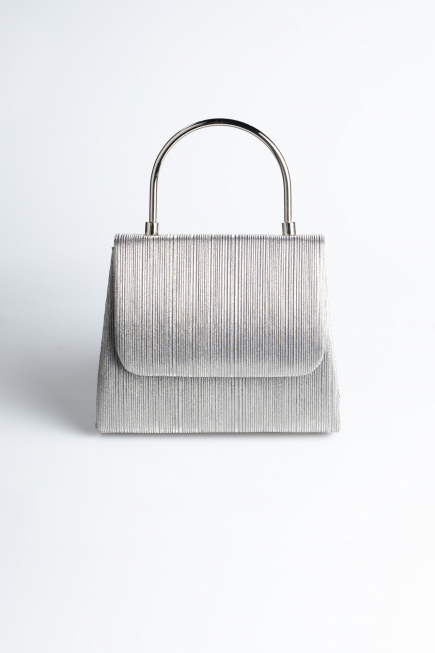 Sac de Soirée Coupe Au Laser Platine SH842