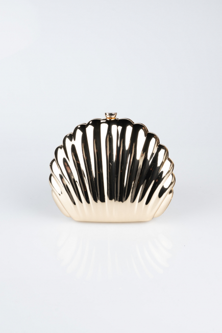 Sac de Soirée Luxe Métal Or SH848