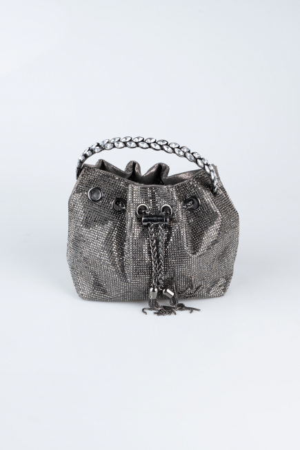 Sac de Soirée Luxe Plâtre Platine SH846