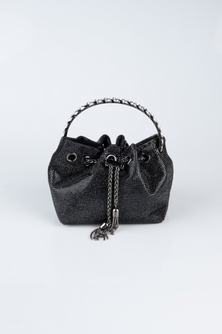 Sac de Soirée Luxe Plâtre Noir SH846