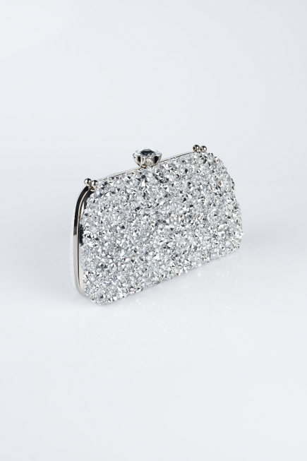 Sac de Soirée Luxe Argent SH849