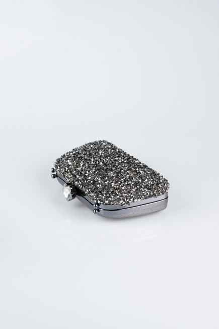 Sac de Soirée Luxe Plâtre Platine SH849