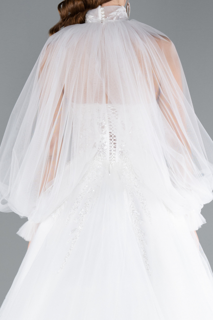 Robes de Mariage Longue Blanc ABU4836