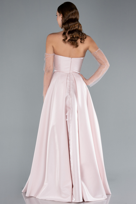 Robe de Soirée Longue Poudre ABU4846