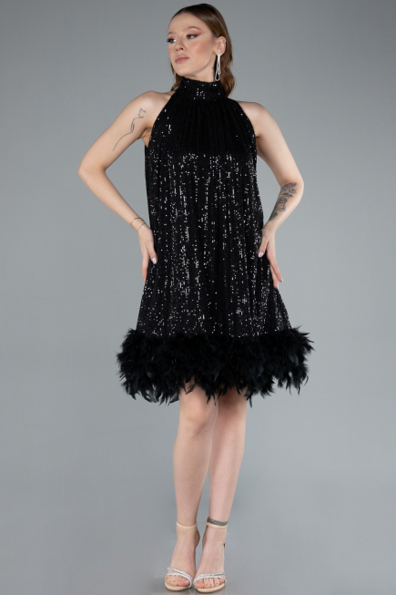 Tenue de Soirée Courte Noir ABU4876