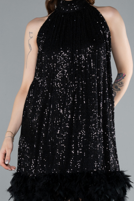 Tenue de Soirée Courte Noir ABU4876