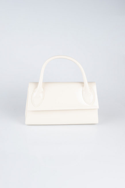 Sac de Soirée Luxe Cuir Verni Vison KC163